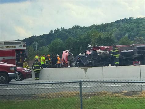 TRAFFIC ALERT - Accident on I-87 Northway northbound at Exit 12; NY 67 (Malta) all lanes blocked. 