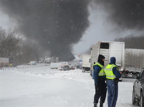 On Jan. 23, 2014, three people died, and more than 20 were injured in a massive, 46-vehicle crash near Michigan City, Ind., about 30 miles outside of Chicago. The smash-up involved two box trucks .... 