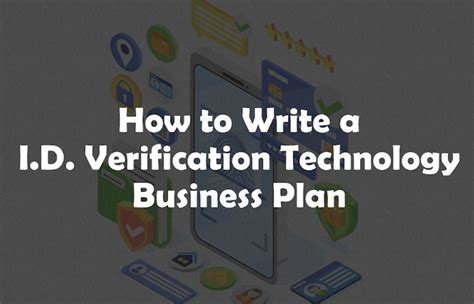 I.D. Verification Technology Business Plan