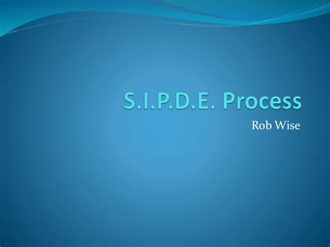 I.p.d.e. Closer. The smith and SIPDE systems are ______________ processes. The smith and SIPDE systems are ongoing processes. Why are the Smith and SIPDE systems important ? They lower your risk of collision by protecting you and helping you to manage risks. Study with Quizlet and memorize flashcards containing terms like What does the S in SIPDE stand ... 