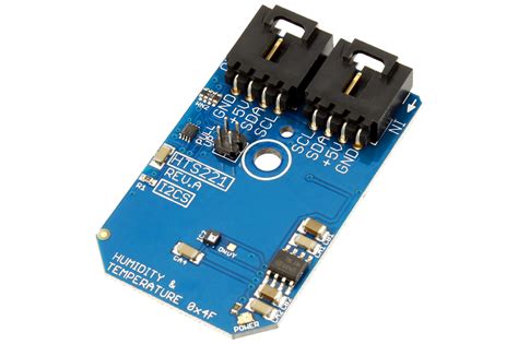 I2c capacitive moisture sensor.  Relative humidity (RH) is the percentage of moi...