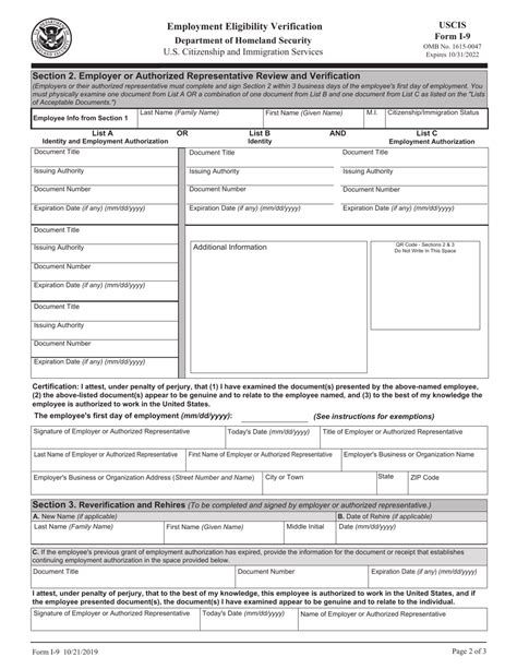 I9 Forms Downloadable