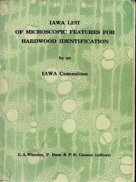 IAWA LIST OF MICROSCOPIC FEATURES FOR HARDWOOD IDENTIFICATION - raincitystudios.com