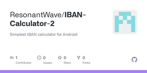 IBAN Calculator - GitHub