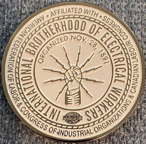 IBEW Challenge Coin LOCAL UNION 191 eBay