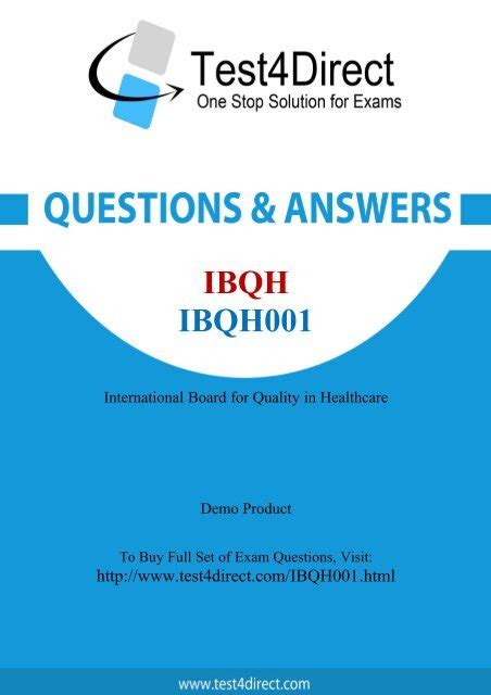 IBQH001 Testfagen