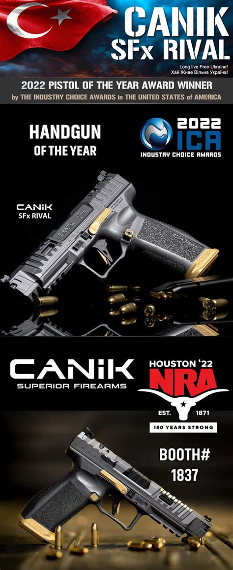 ICA 2024 HANDGUN OF THE YEAR AWARD News Canik Arms