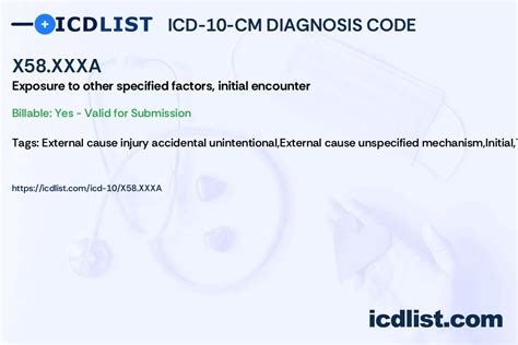 ICD-10 Code for Exposure to other specified smoke, fire and