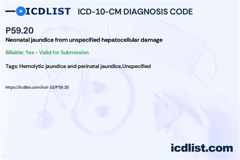 ICD-10-CM P59 Neonatal jaundice from other and unspecified …