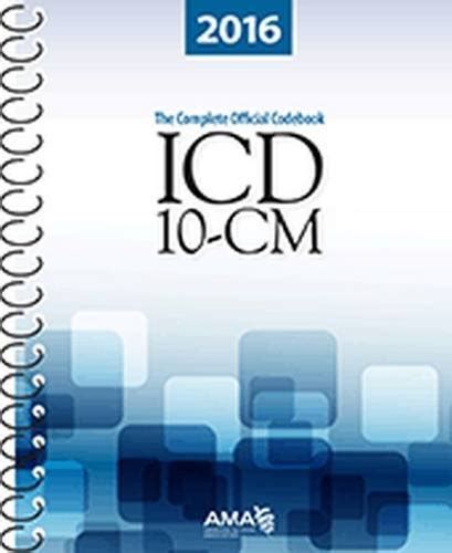 Read Icd10Cm The Complete Official Draft Code Set By American Medical Association