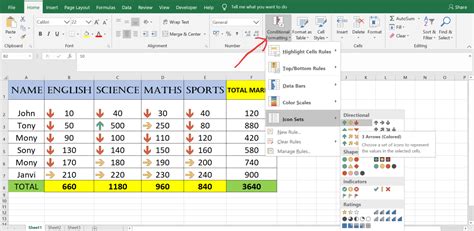 ICON SETS In Conditional Formatting ExcelHelp