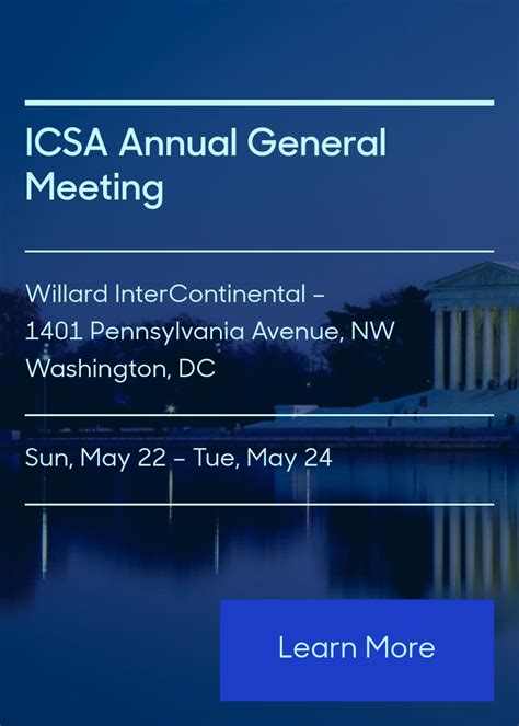 ICSA Annual General Meeting - Splash