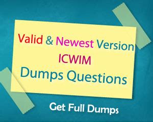 ICWIM Dumps