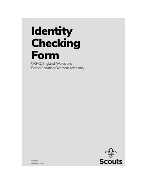 ID Checking Form Essentials