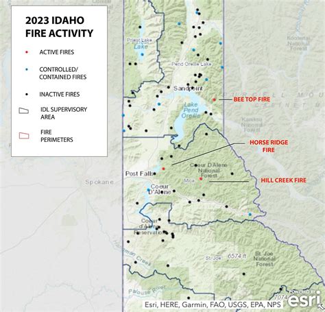 Idaho Fire Map - Department of Lands - wintechmobiles.com