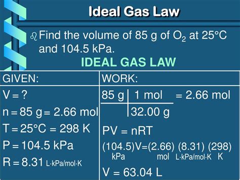 Ideal Gas Law and Stoichiometry Problems - LSRHS - wintechmobiles.com