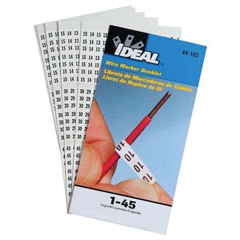 IDEAL Load Center Wire Marker Booklet at Lowes.com