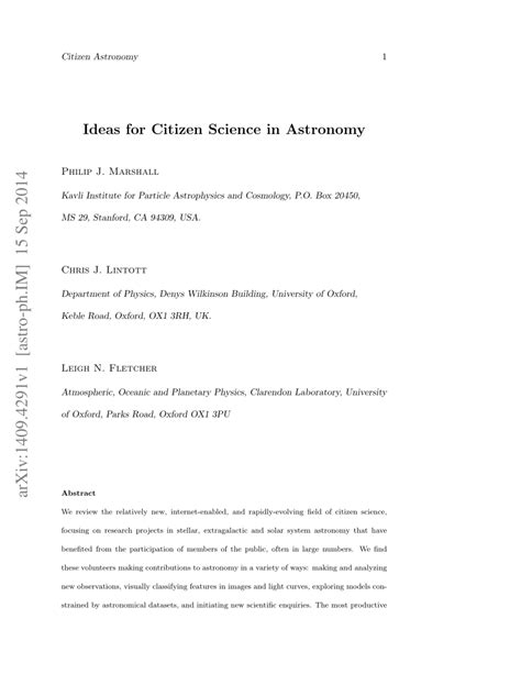 Ideas for Citizen Science in Astronomy | aavso - wintechmobiles.com