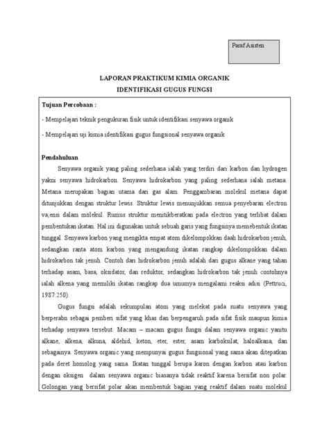 Identifikasi Gugus Fungsi Senyawa Organik | PDF - Scribd - wintechmobiles.com