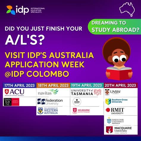 IDP Application Week - Sri Lanka - JCU Australia