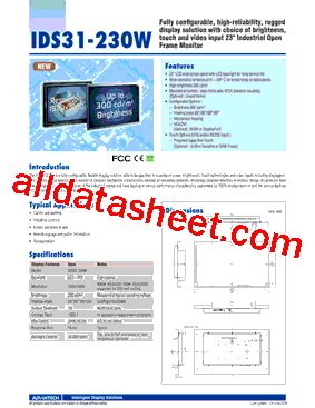 IDS-31 SERIES - Advantech Select