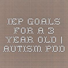 IEP Goals Autism PDD