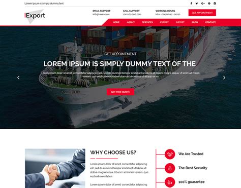IExport Import Export PSD Template TemplateMonster