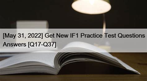 IF1 Official Practice Test