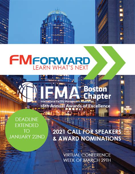 IFMA Boston to hold FMForward virtually the week of March 29th