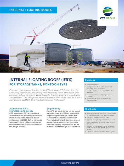 IFR For Storage Tanks Pontoon Type PDF Tanks Pump - Scribd