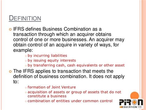 IFRS 3 — Definition of a business - IAS Plus