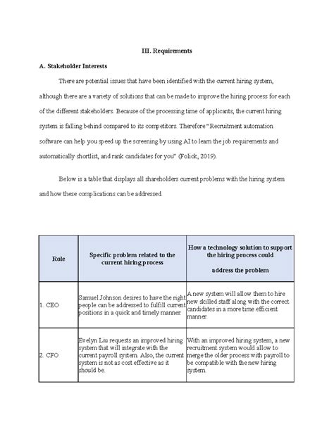 IFSM 300 - Stage 1 Business Analysis & System … - coolestguyplanet.net