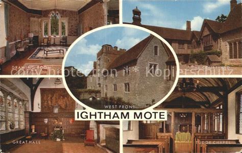 IGHTHAM KIRCHE, NR. SEVENOAKS, KENT alte Postkarte eBay