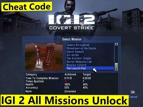 IGI 2 Full Cheats And Codes-God Mode, All ... - Sami Ifthikar Dot …