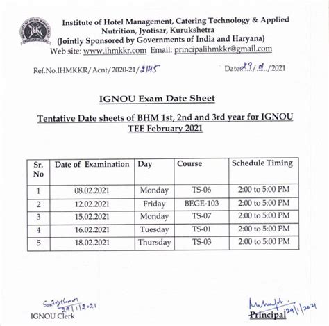 IGNOU June Final Date Sheet 2024: Check June TEE 2024 Exam