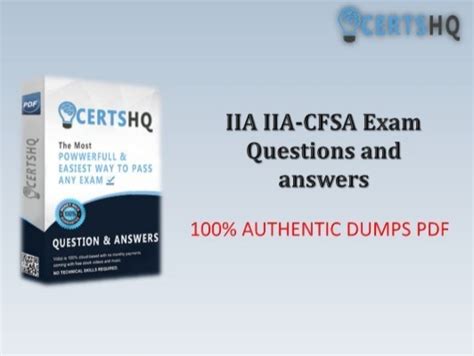 IIA-CFSA-INS Prüfungs