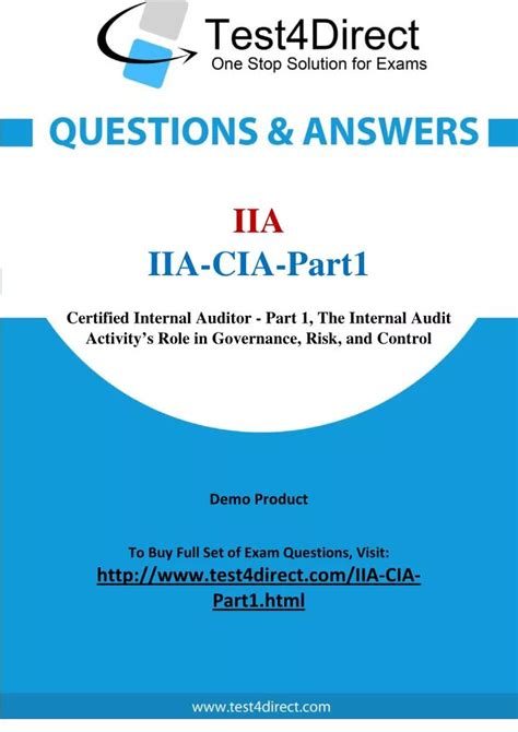 IIA-CIA-Part1 Buch