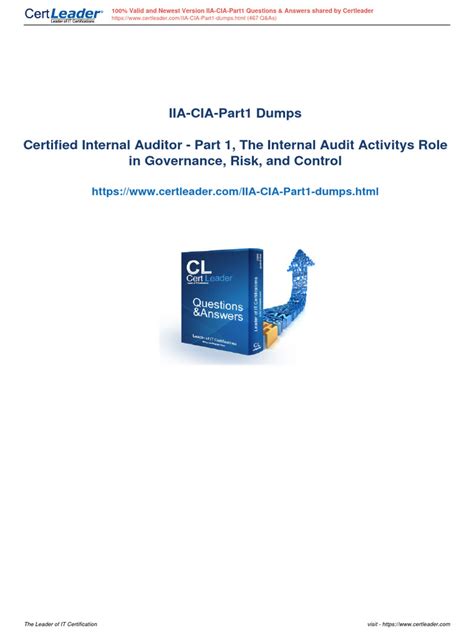 IIA-CIA-Part1 Dumps