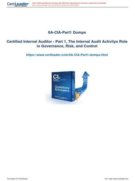 IIA-CIA-Part1 Dumps Deutsch