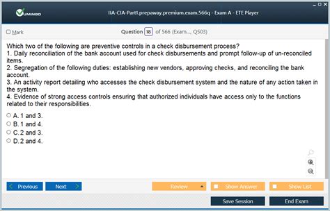 IIA-CIA-Part1 Online Praxisprüfung