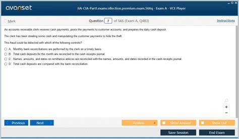 IIA-CIA-Part1 Online Test