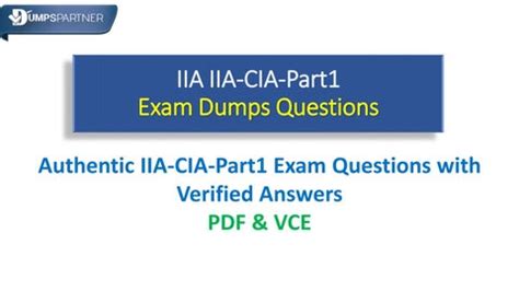 IIA-CIA-Part1 Zertifizierung