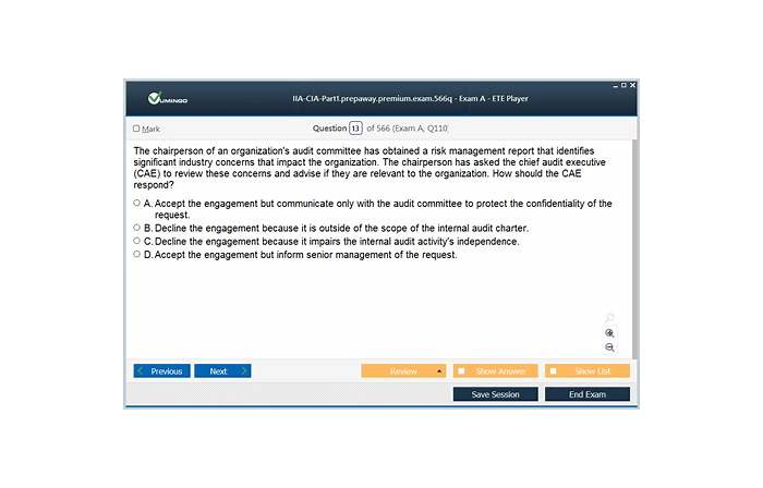 IIA-CIA-Part1 Exam Actual Questions