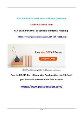 IIA-CIA-Part1-KR Exam