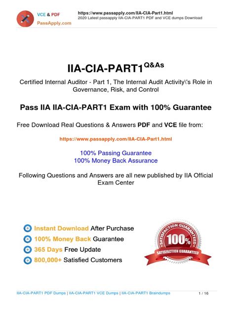 IIA-CIA-Part1-KR PDF Demo