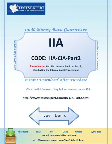IIA-CIA-Part2 PDF Demo