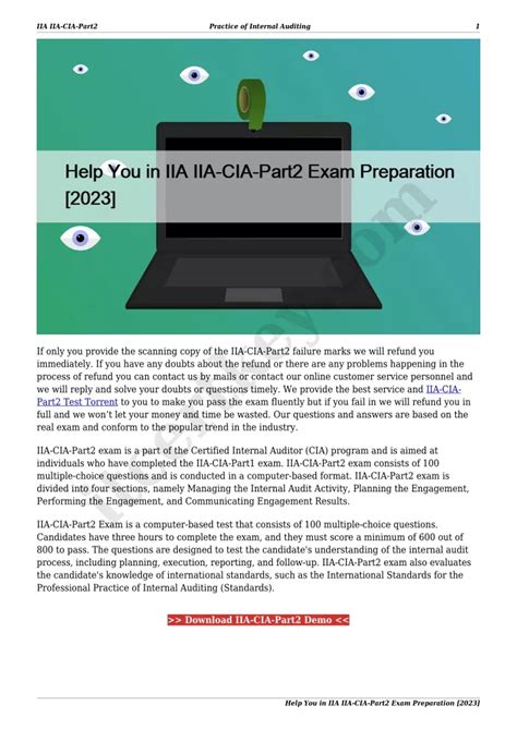 IIA-CIA-Part2-KR Übungsmaterialien