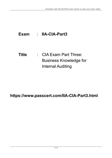 IIA-CIA-Part3 Examengine