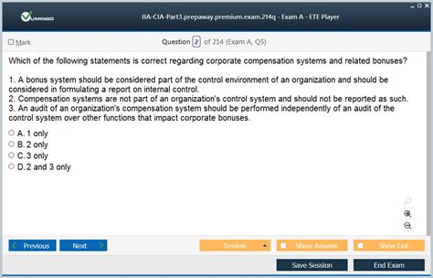 IIA-CIA-Part3 Online Tests