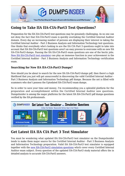 IIA-CIA-Part3 Online Tests